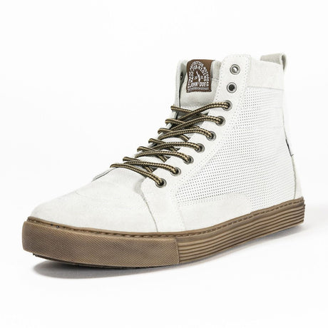 Scarpa Estiva In Pelle Traforata Neo Bianca John Doe