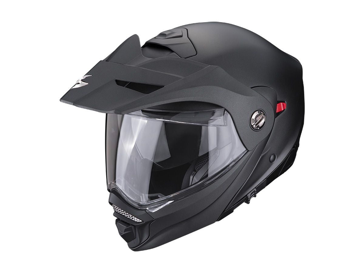 Adx-2 Nero Perla Opaco Casco Modulare Da Enduro Scorpion