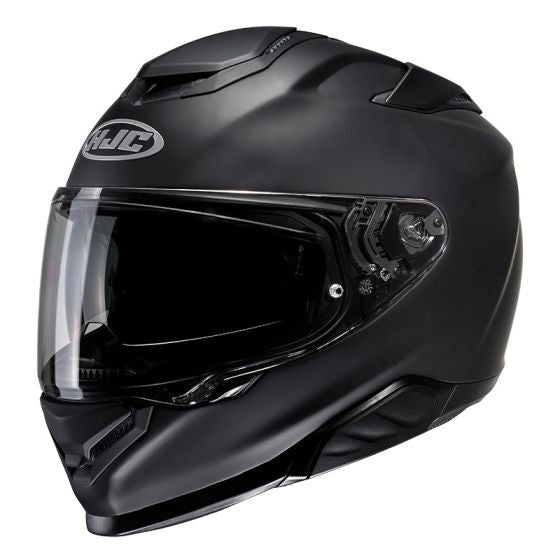 Rpha 71 Hjc  Matte Black Casco Integrale In Fibra con Visierino Sole