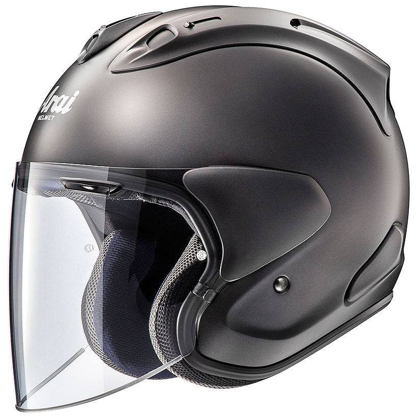 Sz-r Vas Frost Black Casco Jet In Fibra Arai