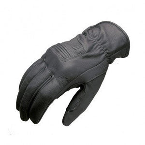 Guanti Civik Kp Ne  In Pelle Vintage Black con Protezione Nocche Garibaldi
