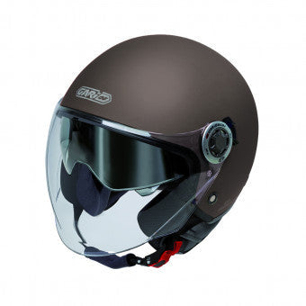 Casco Jet G20 Sunvisor con Doppia Visiera Cafe' Garibaldi