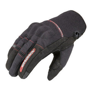 Guanti Indar Black con Inserti Rossi Estivo Garibaldi