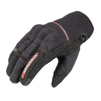 Guanti Indar Black con Inserti Rossi Estivo Garibaldi