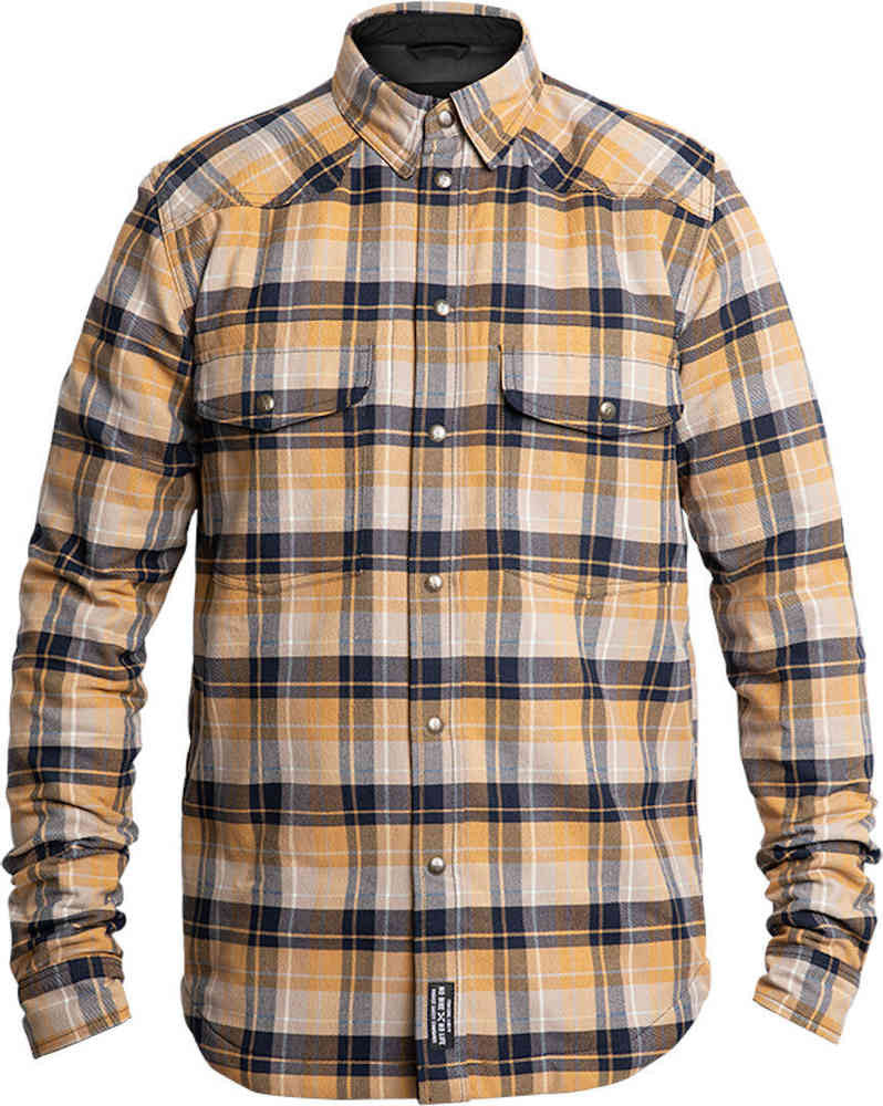Camicia a Scacchi Gialla Da Moto Omologata con Protezioni John Doe