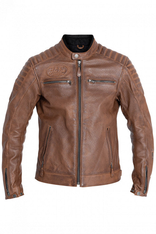 Giacca In Pelle Storm Tabacco John-doe