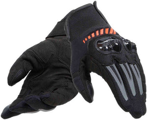 Mig 3 Air Tex Guanto Traforato Black/fluo Red Dainese