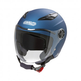G01 Junior Mat Metal Blu Casco Jet Bambino/a Garibaldi