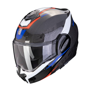 Exo-tech Evo Carbon Rover Nero-rosso-blu Convertibile Scorpion