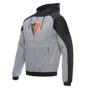 Demon-x Safety Hoodie Full Zip Felpa con Protezioni Dainese