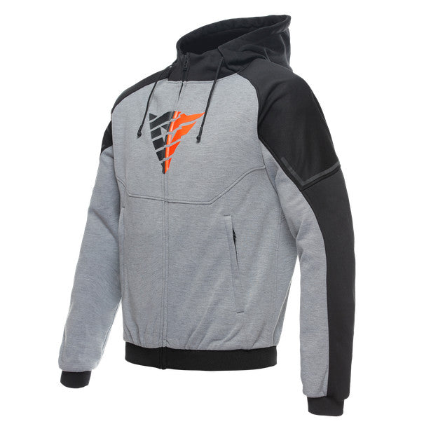 Demon-x Safety Hoodie Full Zip Felpa con Protezioni Dainese