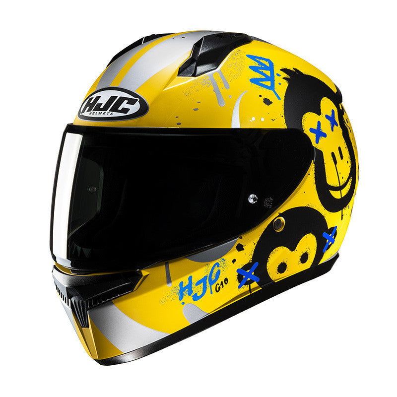 C10 Geti Mc3sf Bimbo/a Yellow Casco Integrale Hjc