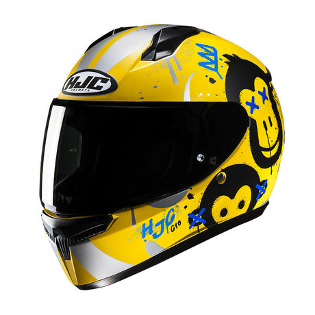 C10 Geti Mc3sf Bimbo/a Yellow Casco Integrale Hjc