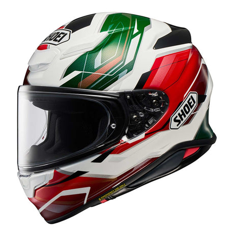 Nxr2 Capriccio Bianco,verde,rosso Casco Integrale Shoei