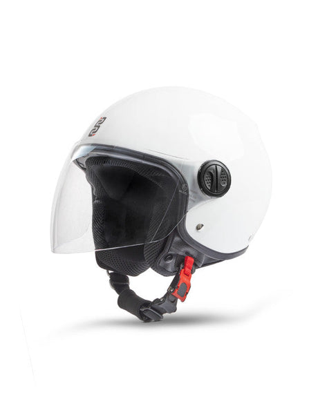 Aria White Casco Jet 06 Oj