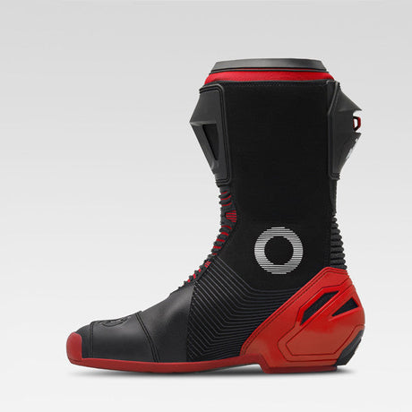 Xp9-s Stivale Racing In Tomaia In Mocrofibra Nero/bianco/rosso Xpd