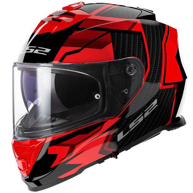 Ff800 Storm Ii Tracker Black Red Casco Integrale Ls2