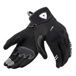 Gloves Endo Ladies Tessuto Traspirante Black White Estivi Revit