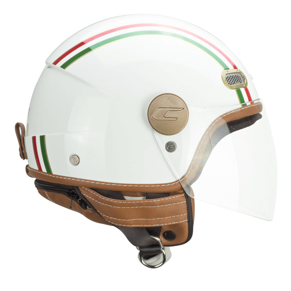 Pix It Verde Bianco Rosso Sagomata Casco Jet Cgm