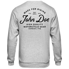 Sweater Jd Lettering Grey Felpa Jpoun Doe