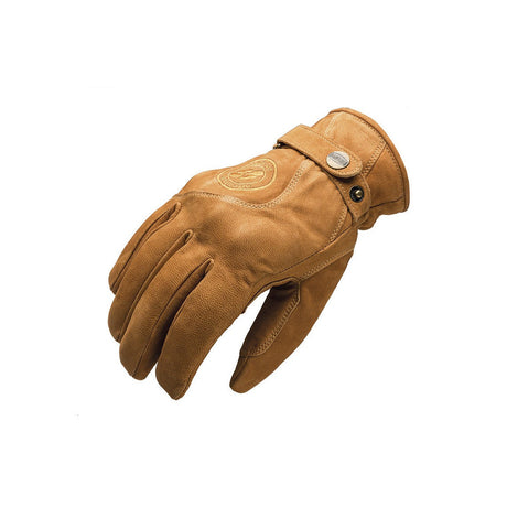 Guanti Urbe Kp Tabacco Garibaldi In Pelle Classic con Protezione Nocche