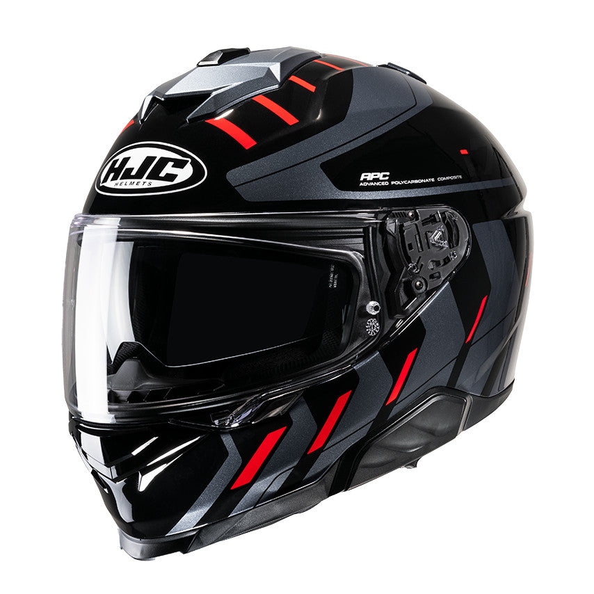I-71 Simo Nero Rosso Casco Integrale Hjc