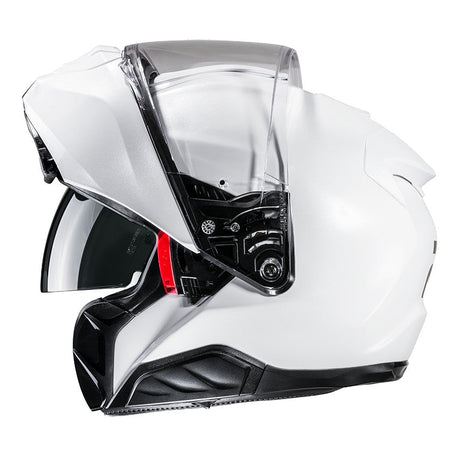 Rpha-91 Pearl White Modulare In Fibra Composita Hjc