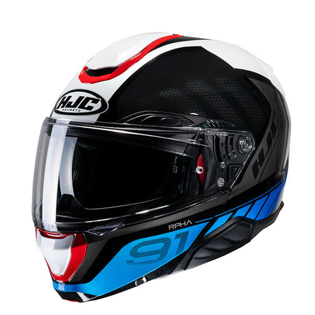 Rpha 91 Raffino Mc21 Casco Modulare In Fibra Hjc