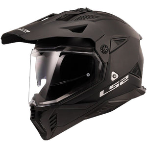 Mx702 Pioneer Ii 06 Matt Black Casco Adventure Ls2