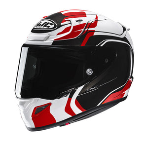 Rpha-12 Lawin Bianco Rosso Nero Casco Integrale In Fibra Composita Hjc