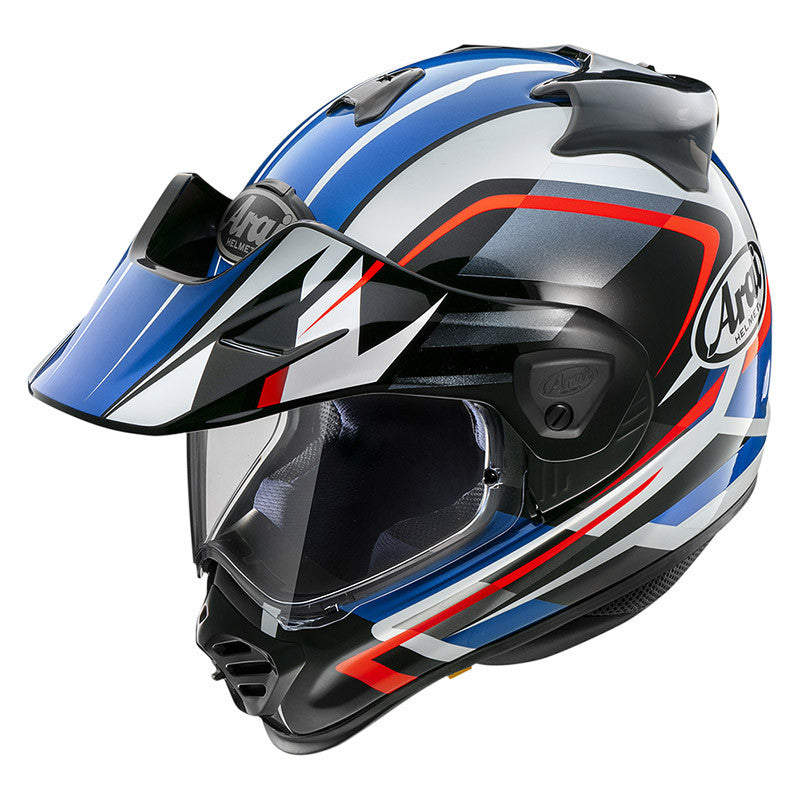 Casco Arai Tour-x 5 Discovery Blu Integrale Adventure/off-road Arai