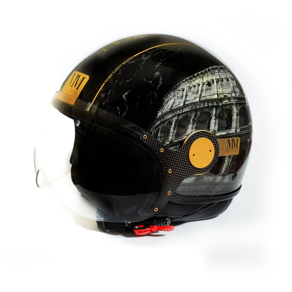 Casco Jet Mm Roma Visiera Elicotterista Indipendent