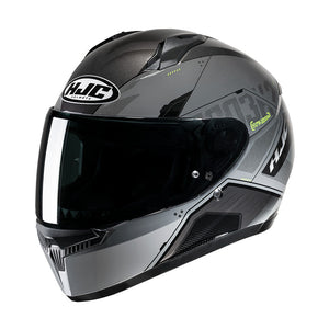 C10 Hjc Inka Mc3h Grigio Nero Giallo Casco Integrale