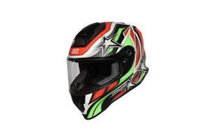 Dinamo Kids Stars Revolution Matt Italy Black Casco Integrale