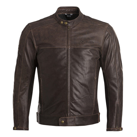 Vintage Giacca In Pelle Marrone