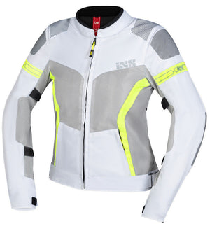 Sport Damen Bianco Giallo Fluo Giacca Traforata Donna Ixs