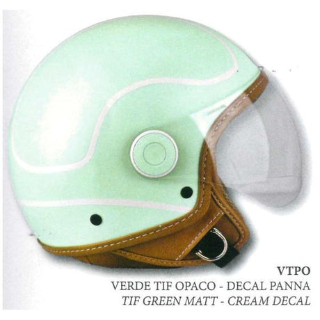Casco Dj06 Maxinfinity 2.0 Verde Tiffany/panna Opaco Jet Max Helmets