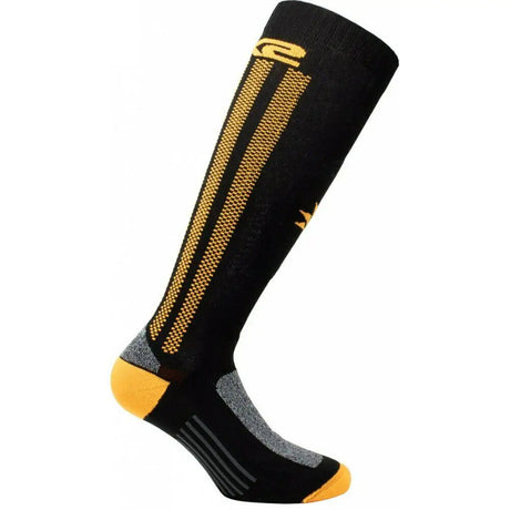 Calza Lunga Rinforzata Black/orange Six2
