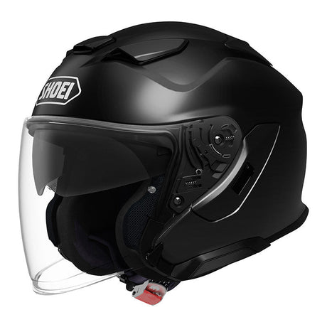 J-cruise 3 Matt Black 06 Casco Jet In Fibra Shoei