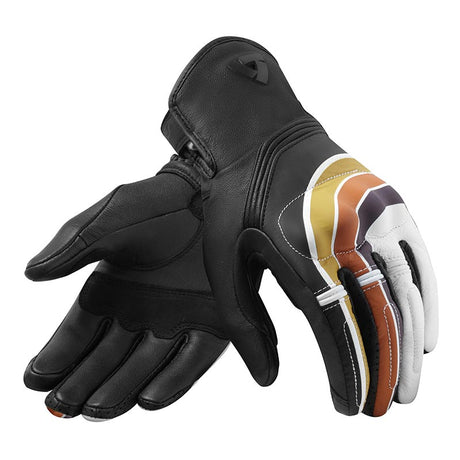 Redhill Yellow-orange Guanti In Pelle Estivi Retro' Revit