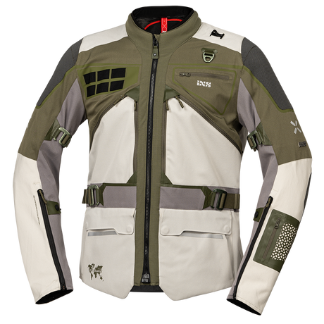 Venture-air 1.0 Giacca Grigio Chiaro-oliva Ripstop X-strech a 2 Strati Ixs