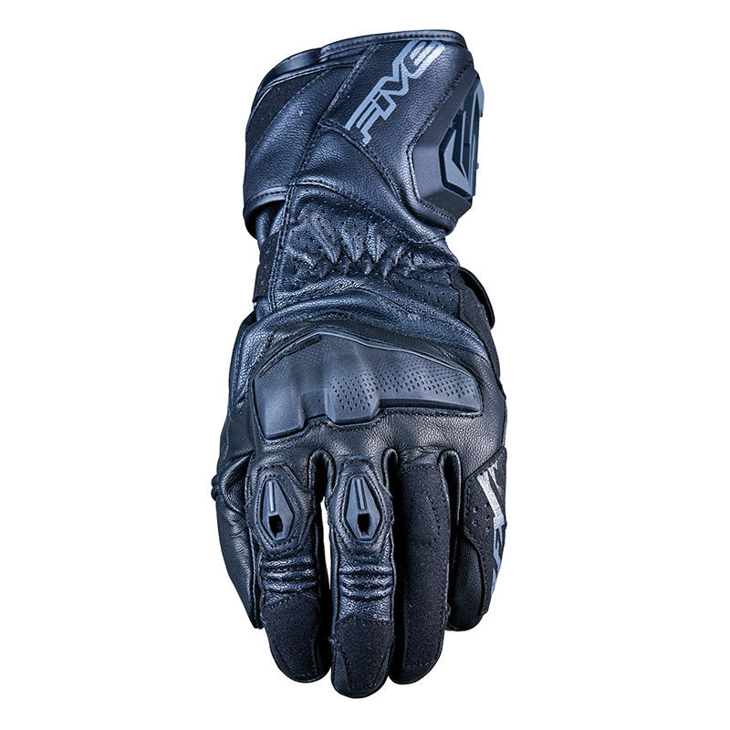Guanti Five Rfx4 Evo Lungo Sportivo In Pelle Di Capra Pieno Fiore Black Five
