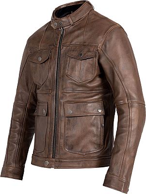 Giacca In Pelle Drifter Tabacco  Classic John Doe