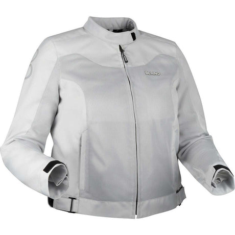 Giacca Lady Alias Queen Size Grigio Chiaro Traforata Bering