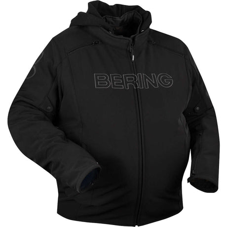 Davis King Size  Giacca Nera Impermeabile con Cappuccio Removibile Bering