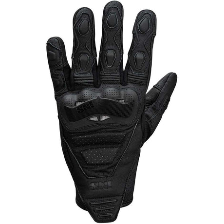 Rapid Air 1.0 Guanto Nero In Pelle Di Capra e Tessuto a Rete Ixs
