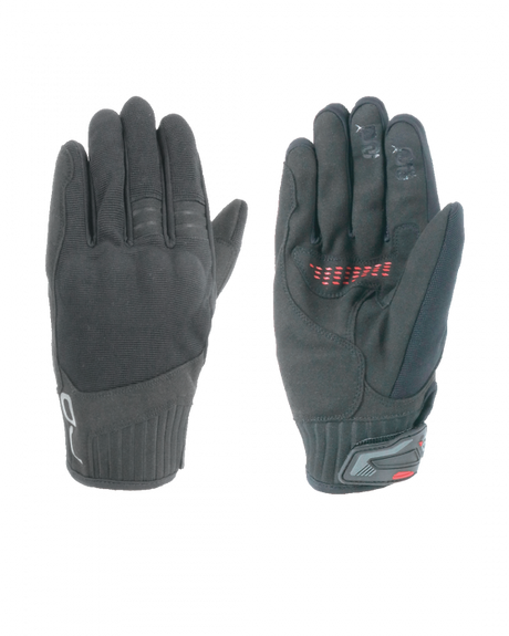 Guanti Lever Black In Tessuto Traforato Oj