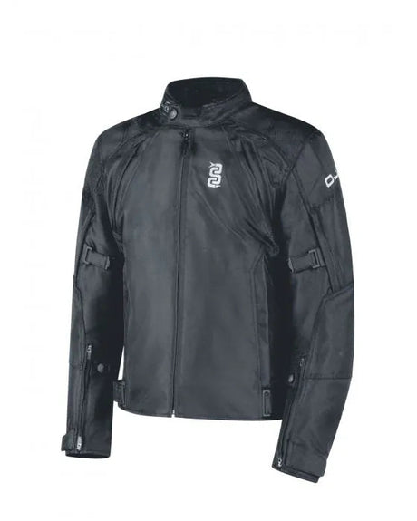 Giacca Hiker Black con Membrana Antiacqua e Antivento Laminato Removibile Oj