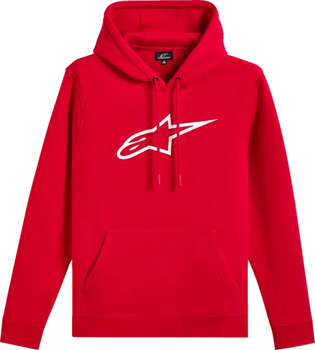 Felpa con Cappuccio Ageless V3 Red/white  Alpinestars