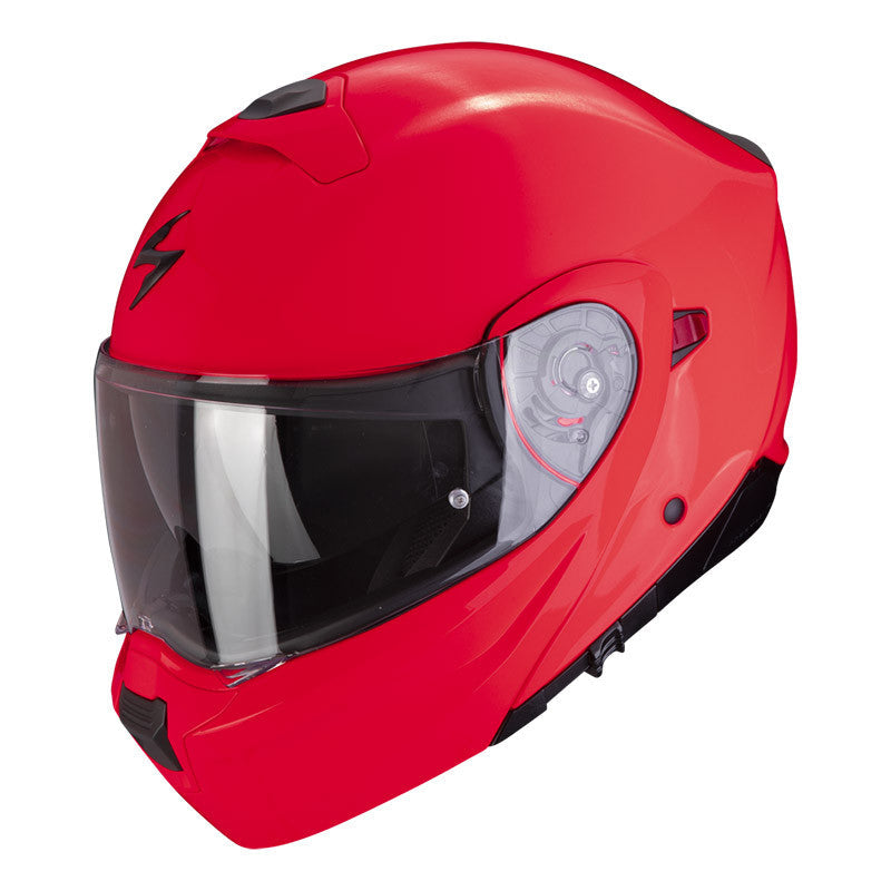Exo-930 Evo Solid Rosso Neon Modulare Scorpion